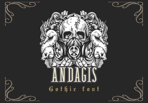 Andagis: A Bold and Simple Serif Font for Modern Branding and Design
