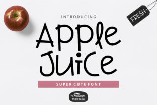 Apple Juice Font: Playful and Modern for Creative Projects