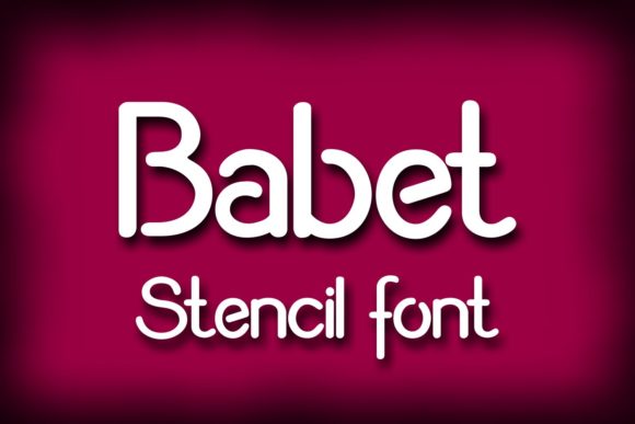 Babet Font: A Unique Stencil Style for Modern Design