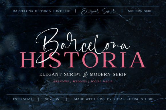 Barcelona Historia: A Font That Merges Elegance and Versatility