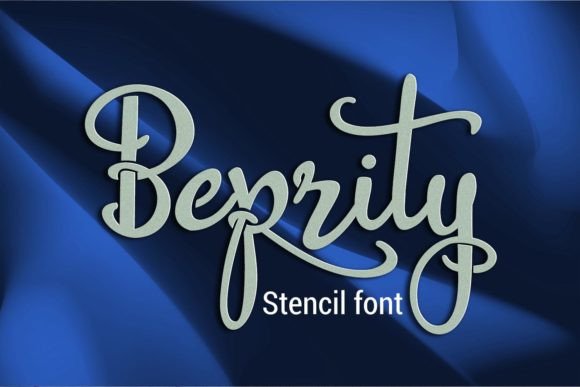 Beprity Stencil: The Perfect Script Font for Modern Creativity