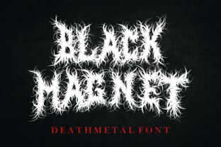 Black Magnet: A Bold and Edgy Blackletter Font for Impactful Design