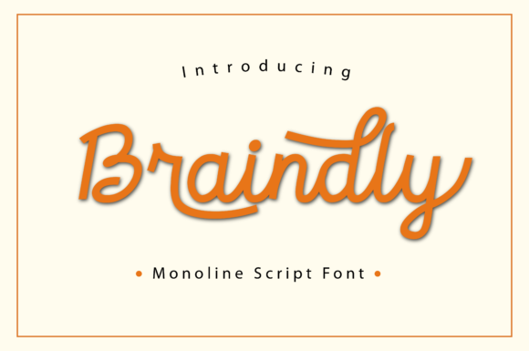 Braindly Font for Creative and Professional Design