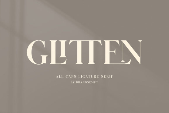 Discover the Power of Glitten: A Bold and Elegant Serif Font