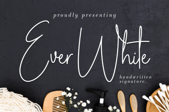 Ever White: A Timeless Monoline Script Font for Modern Design
