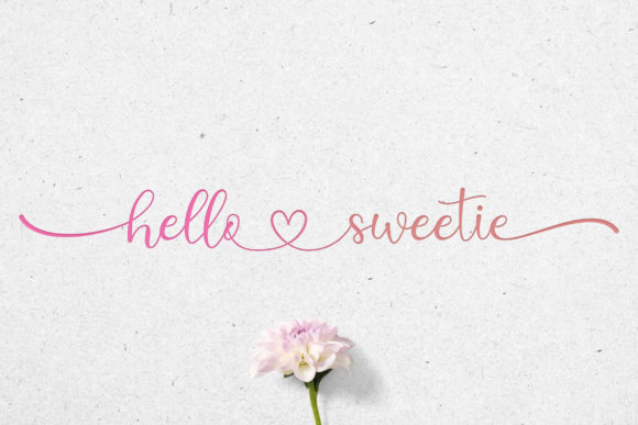 Hello Sweetie: A Font That Transforms Typography into Art
