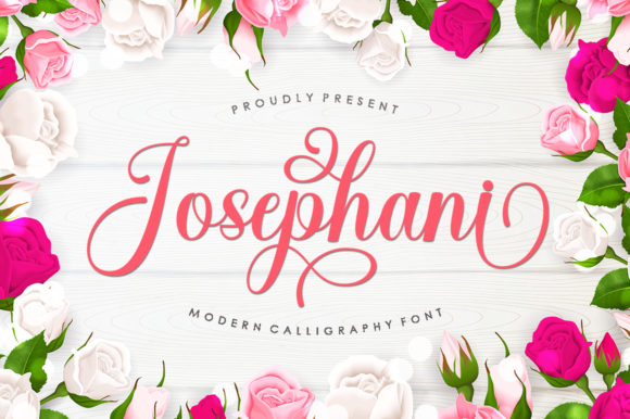 Josephani: A Hand-Lettered Script Font for Creative Expression
