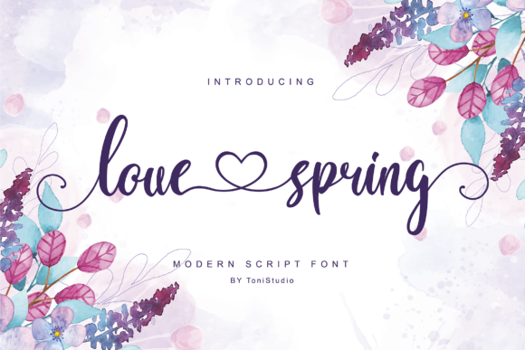 Love Spring: A Handwritten Font That Captures the Essence of Love and Creativity