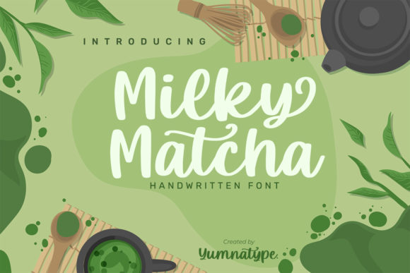 Milky Matcha Font for Bold and Timeless Design