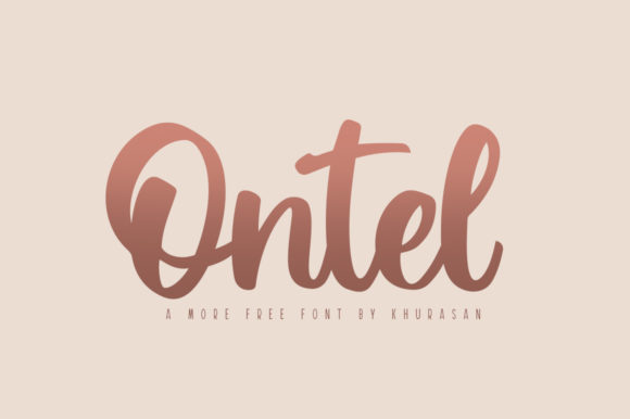 Ontel: A Modern Handwritten Font for Professional Design