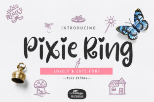 Pixie Ring: A Playful Font for Creative Expression and Design Innovation