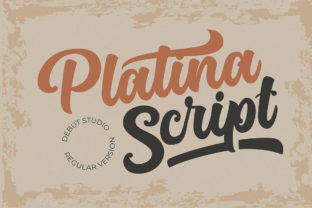 Platina Script - Regular: A Versatile Handwritten Font for Creative Projects