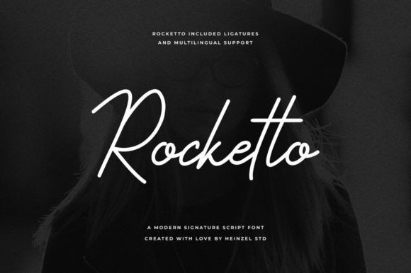 Rocketto: A Handwritten Font with Elegance and Charm