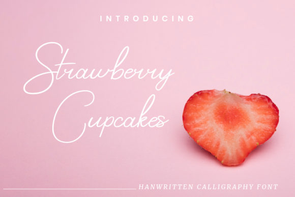 Strawberry Cupcakes Font for Creative Projects