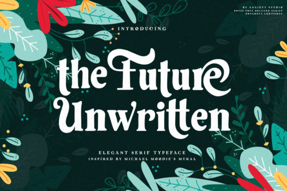 The Future Unwritten: A Bold and Elegant Serif Font for Creative Professionals